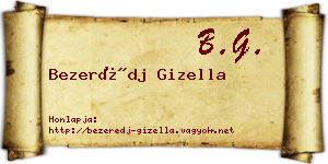 Bezerédj Gizella névjegykártya